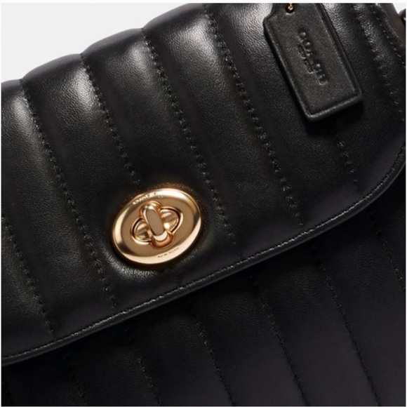 Coach Marlie Turnlock Quilted Top Handle Crossbody - Picture 2 of 16